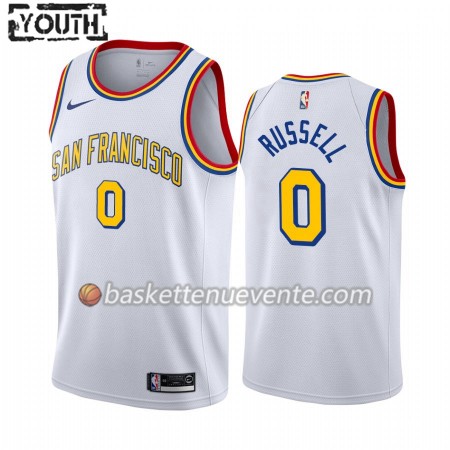 Maillot Basket Golden State Warriors D'Angelo Russell 0 2019-20 Nike Classic Edition Swingman - Enfant